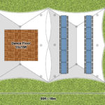 Double Large Capri Marquee Plan