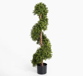 Artificial Boxwood Spiral Tree - 1.2m
