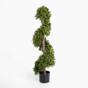 Artificial Boxwood Spiral Tree - 1.2m